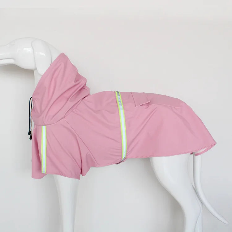 Corgi Style Waterproof Hooded Raincoat for Dogs