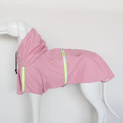 Corgi Style Waterproof Hooded Raincoat for Dogs