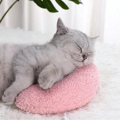 Mystery Paw Cozy Comfort U-Shaped Pillow for Cats and Dogs