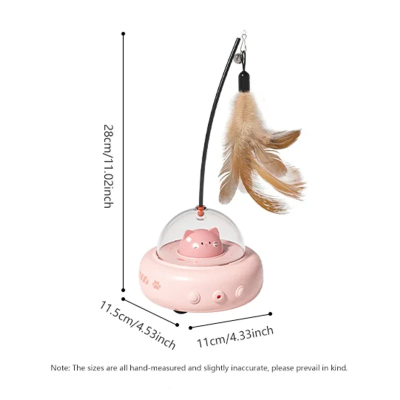Mystery Paw Electric Feather Teaser – The Ultimate Interactive Toy for Cats