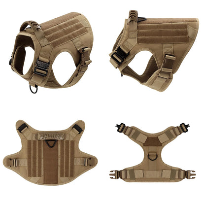 PETRAVEL Adjustable Military Grade Vest Dog Harness