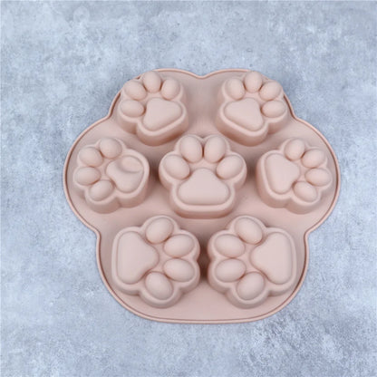 Mystery Paw Paw Print Silicone Mold for Pet Treats