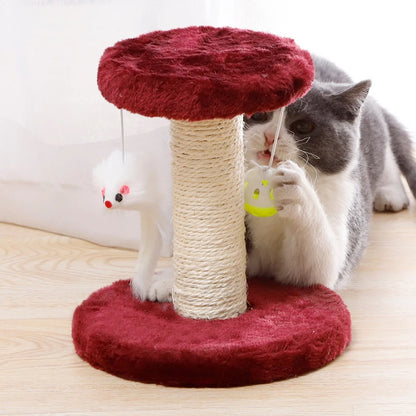 Mystery Paw Sisal Cat Scratcher & Interactive Play Post