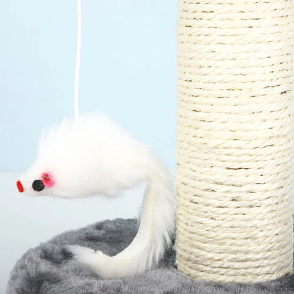 Mystery Paw Sisal Cat Scratcher & Interactive Play Post