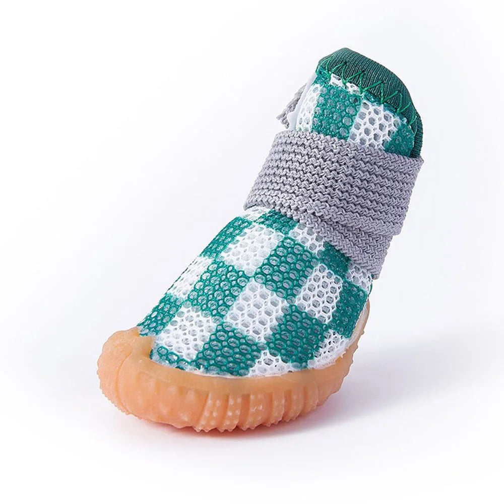 Paw-some Summer Dog Shoes: Breathable Anti-Slip Booties