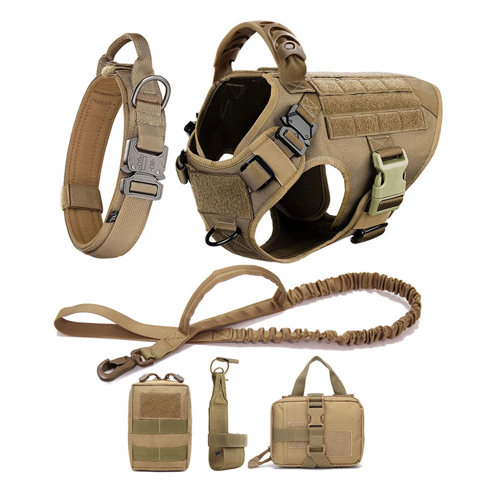 PETRAVEL Adjustable Military Grade Vest Dog Harness