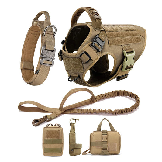 PETRAVEL Adjustable Military Grade Vest Dog Harness