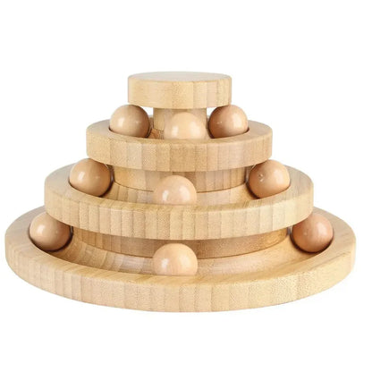 Mystery Paw Cat Rotary Play Ball - Interactive Fun for Felines!
