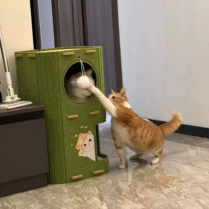 Mystery Paw Multi-layer Cat House & Climbing Frame