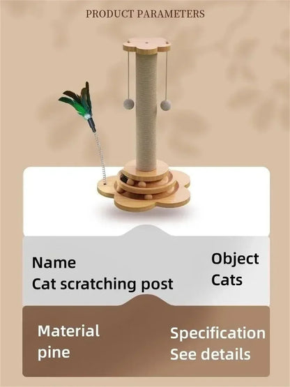 Mystery Paw Cat Scratcher & Play Turntable