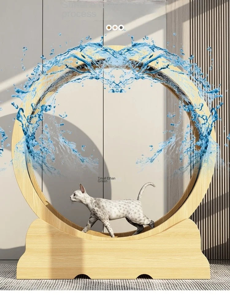 Eco-Friendly Cat Running Wheel - The Ultimate Exercise Equipment for Happy Cats