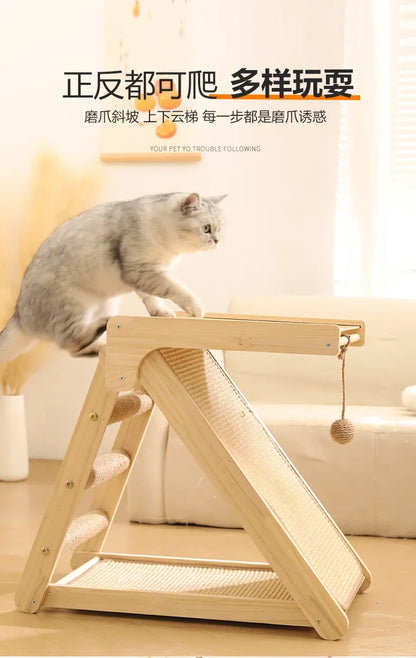 Mystery Paw Deluxe Cat Climbing Tree with Scratcher