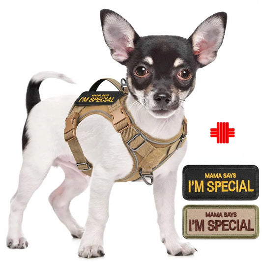 Tactical Reflective No-Pull Puppy Vest Harness - Mystery Paw