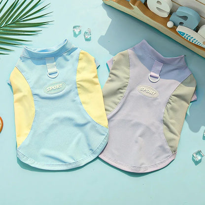 Kawaii Summer Cool Dog Vest - Breathable & Stylish Sun Protection