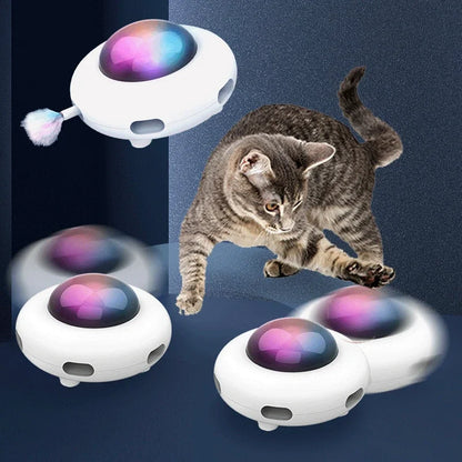 Mystery Paw UFO Cat Teaser - Interactive Feather Toy