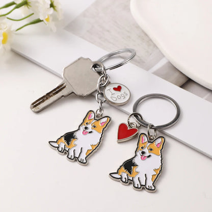 Charming Dachshund & Bulldog Dog Keychains - Perfect Pet Lover Gifts
