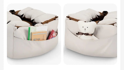 Mystery Paw 2-in-1 Cozy Booster Car Seat & Travel Bed for Small Pets
