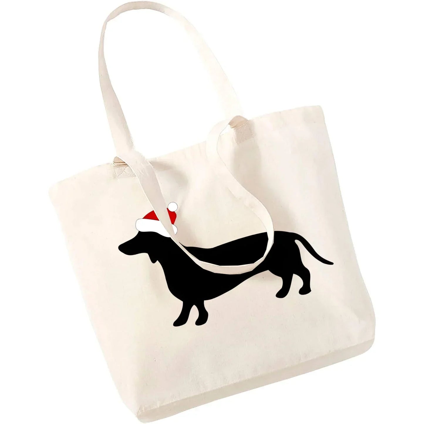 Cute Dachshund Canvas Tote Bag - Perfect for Dog Lovers!