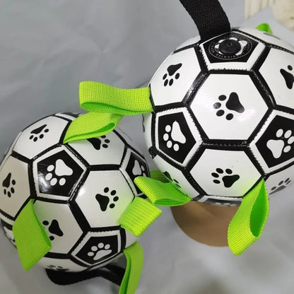 Indestructible Interactive Soccer Dog Ball – Ultimate Fun for Fetch & Tug