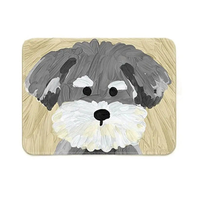 Mystery Paw Cartoon Dog Keyboard Mat - Fun Anti-Slip Desk Accessory