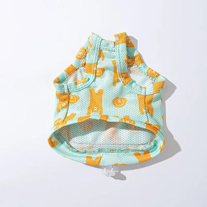 Mystery Paw Summer Dog Vest and Hat Set