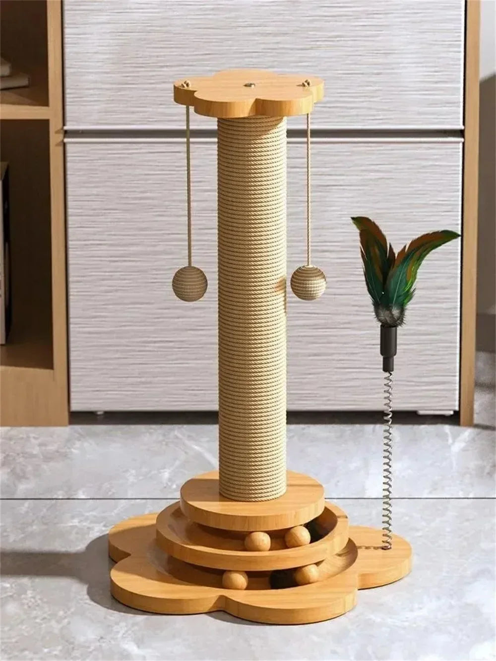 Mystery Paw Cat Scratcher & Play Turntable
